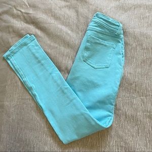 poplooks Light Blue Skinny Pants